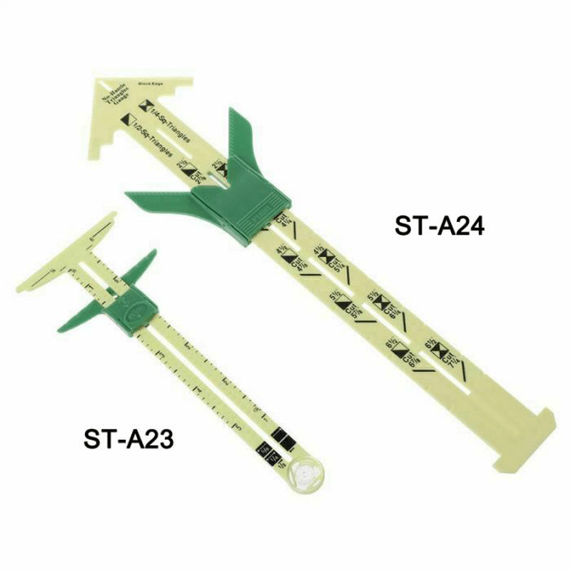 5 in 1 Sliding Gauge Measuring Sewing Tool Caliper Multi-Function Quilting Craft Tool - MRSLM