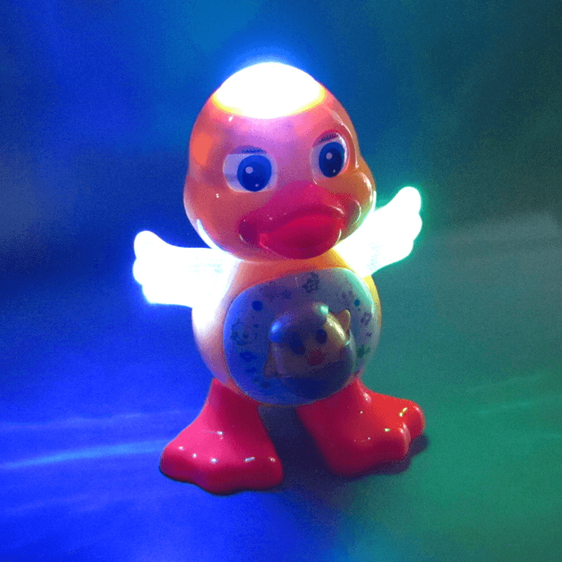 Cute Dancing Duck Educational Toy Musical Lighting Doll Interactive Kids Gift - MRSLM