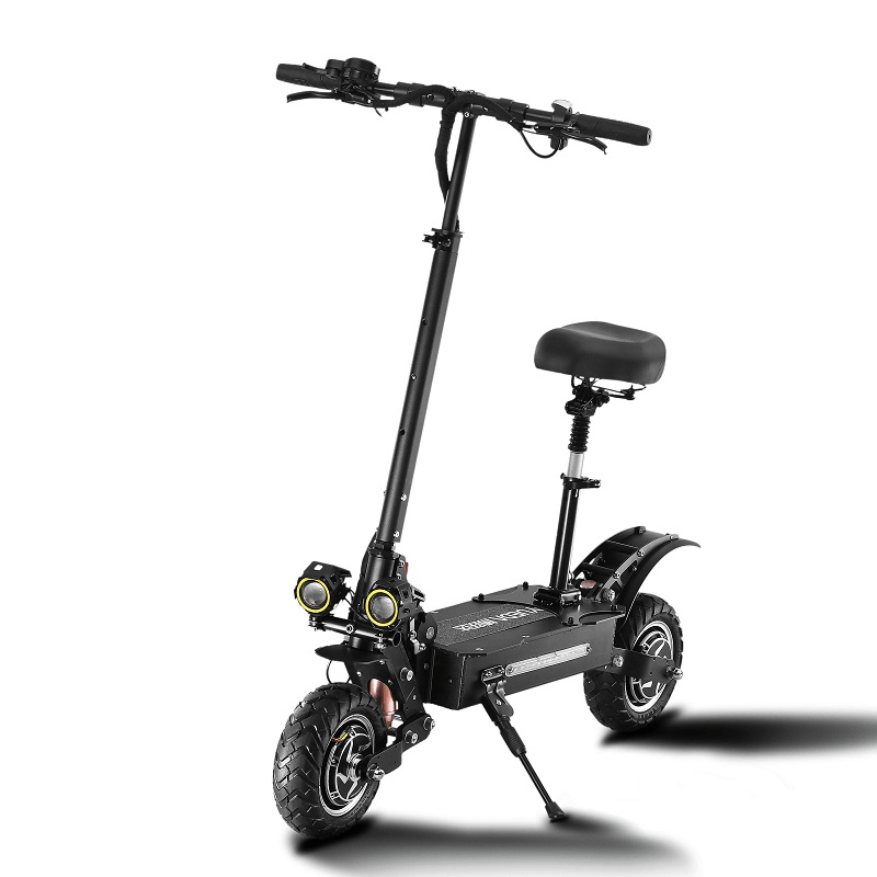 BOYUEDA 28AH 52V 3200W Dual Motor Oil Brake Folding Electric Scooter 65Km/H Top Speed 90-100Km Mileage Range Max Load 300Kg - MRSLM