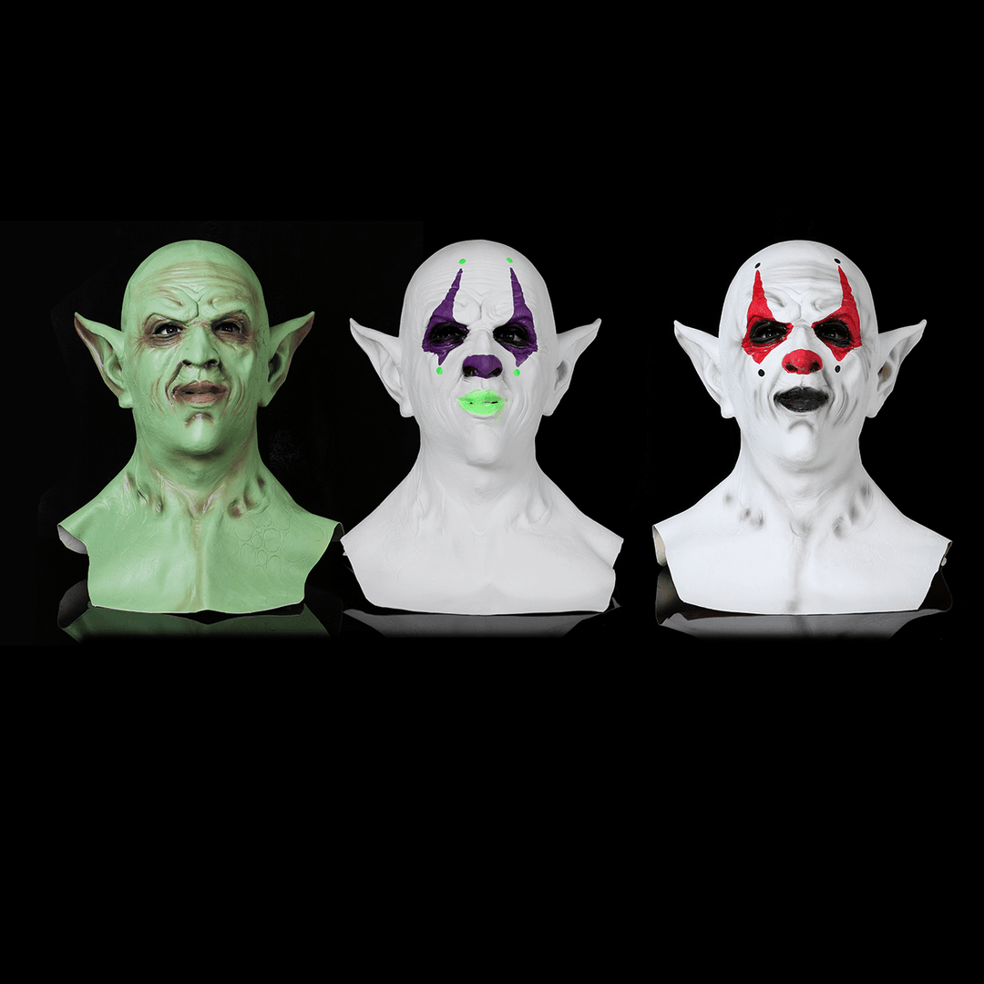 Halloween Imp Mask Headgear Demon Clown Vampire Orc Mask - MRSLM