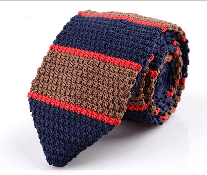 Korean Version of British Retro Fashion Wool Hand-Made Tide Sharp-Pointed Necktie - MRSLM