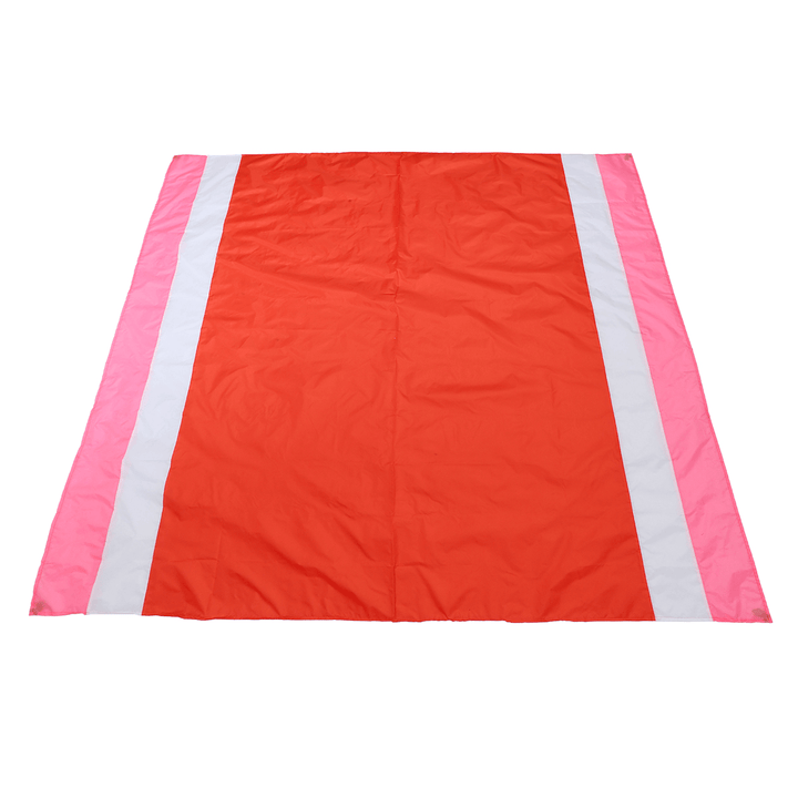 210X200Cm Waterproof Beach Blanket 4-6 Persons Lightweight Sand Resistant Beach Mat Picnic Mat with Storage Bag Peg for Camping Hiking - MRSLM