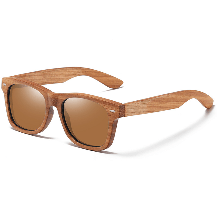 Casual Comfortable Sunglasses Wooden Sun Eyes - MRSLM