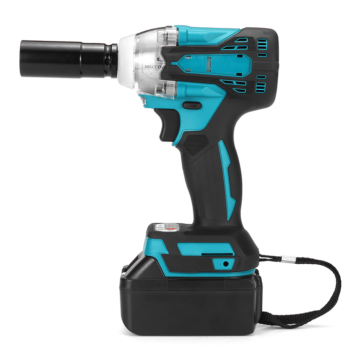 2 In1 18V 800N.M. Li-Ion Brushless Cordless Electric 1/2" Wrench 1/4" Screwdriver Drill - MRSLM