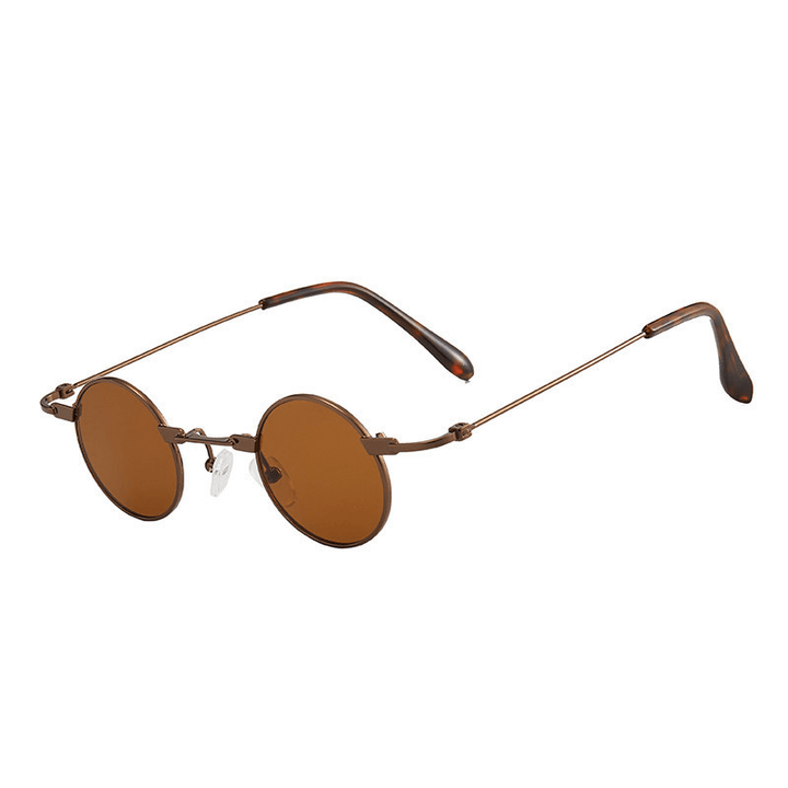 Retro Marine round Frame Sunglasses - MRSLM