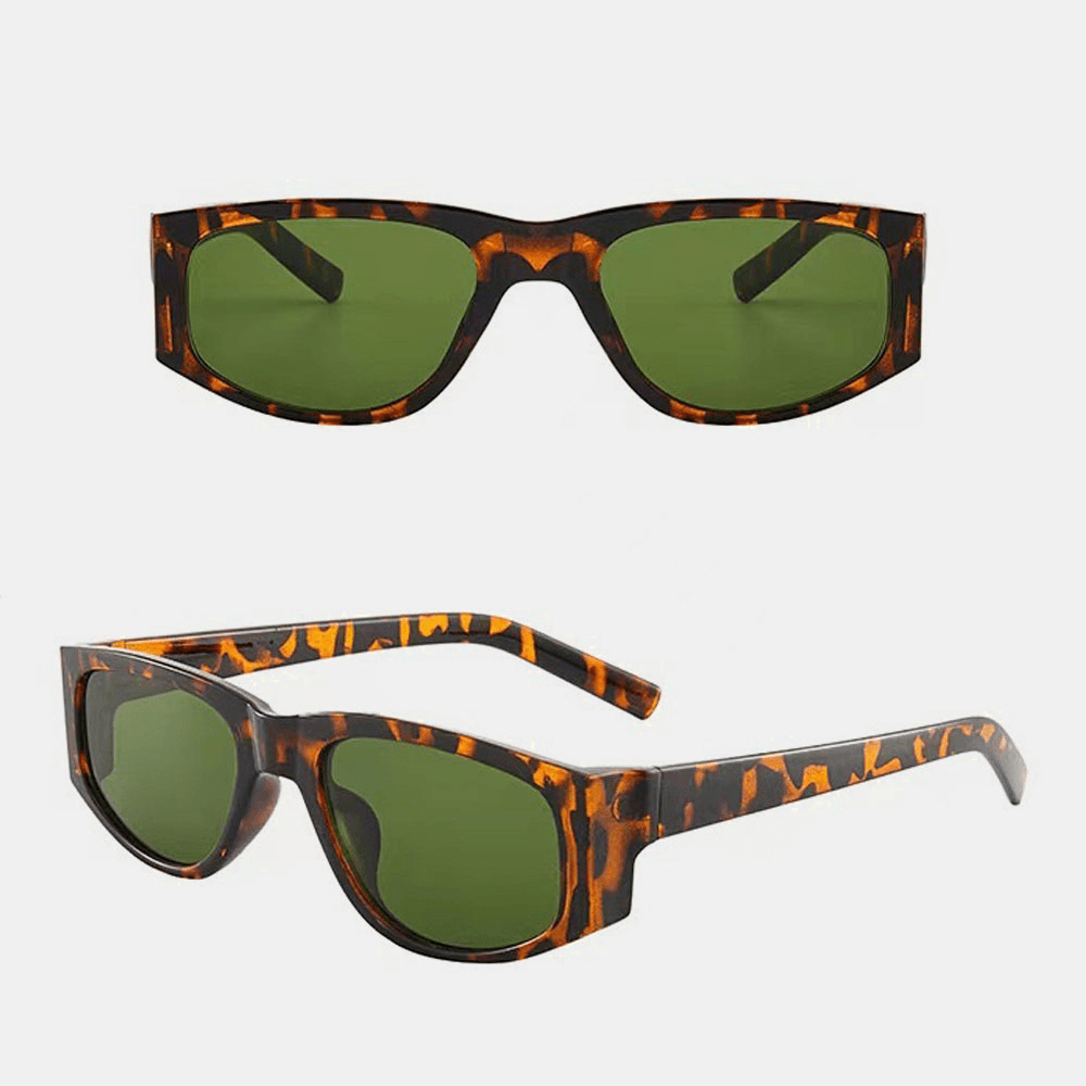 Unisex Retro Full Frame Sunshade Glasses PC Frame Polarized UV Protection Retro Fashion Sunglasses - MRSLM