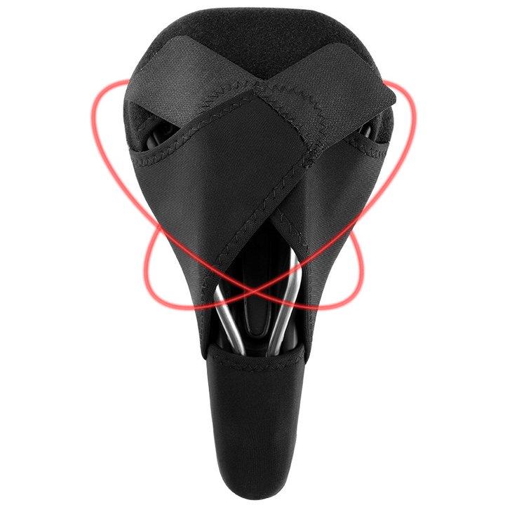 WEST BIKING Bike Saddle Cover Memory Foam Waterproof 7 Layer Breathable Silicone Bike Seat Protector for Mountain Road Bike - MRSLM