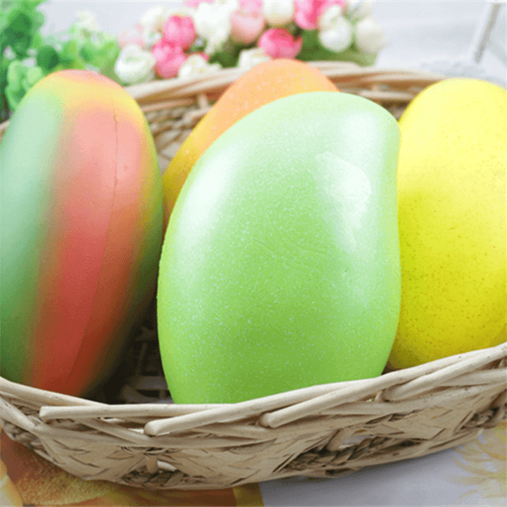 Squishy Jumbo Mango 16Cm Slow Rising Fruit Collection Gift Decor Toy - MRSLM