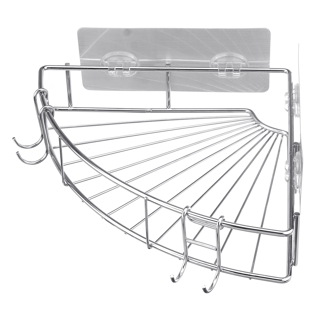 Stainless Steel Bathroom Kitchen Shower Shelf Storage Rack - MRSLM