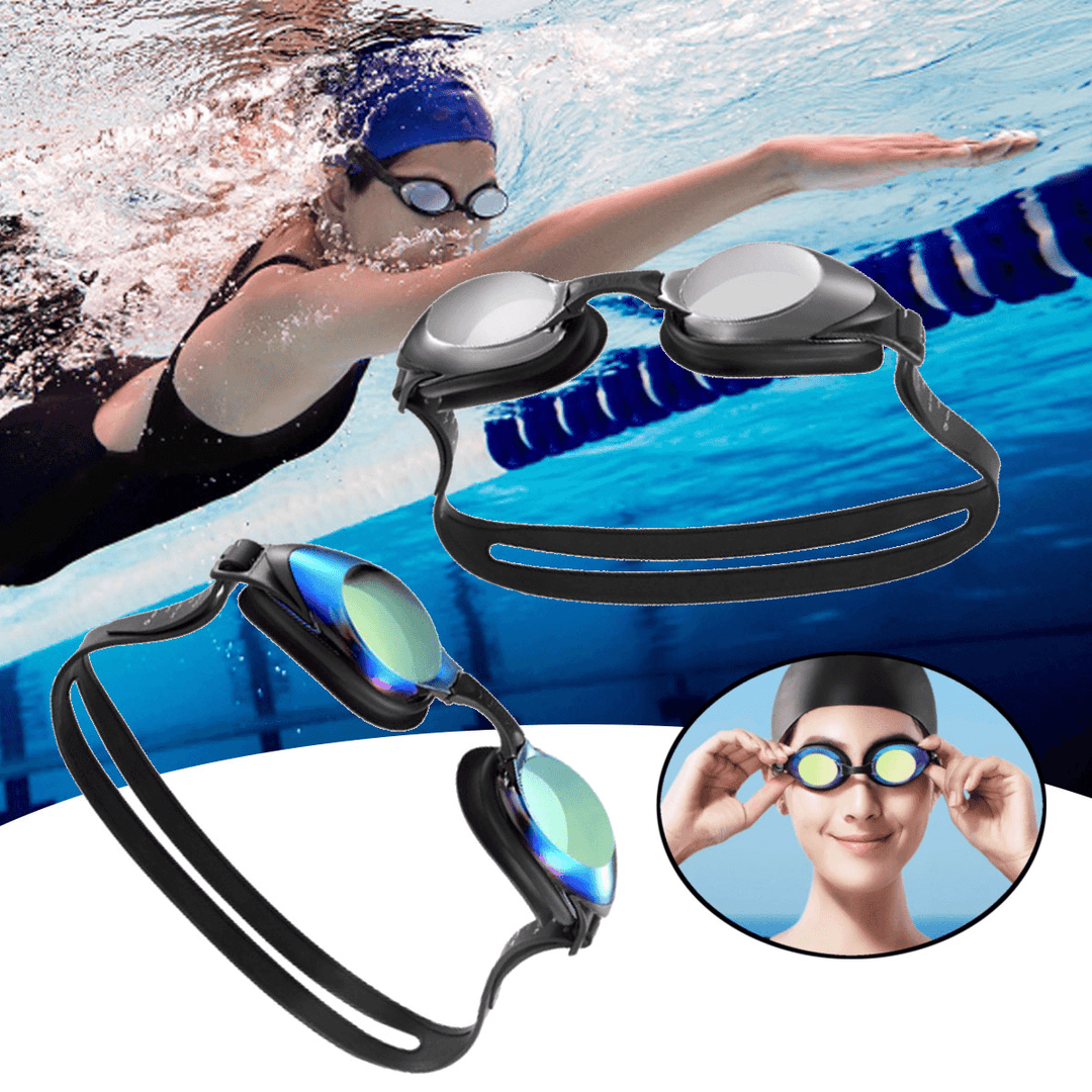 Yunmai Swimming Goggles Set HD Anti-Fog Nose Stump Earplugs Silicone Swimming Glasses Set - MRSLM