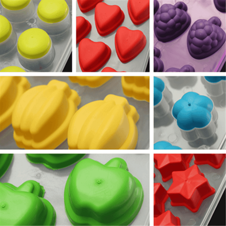 Silicone Ice Ball Cube Tray Freeze Mould Bar Jelly Pudding Chocolate Mold Maker - MRSLM