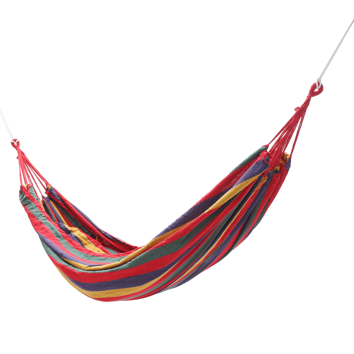 90Kg/150Kg Load Single/Double People Hammock Outdoor Indoor Garden Hanging Bed Sleeping Swing - MRSLM