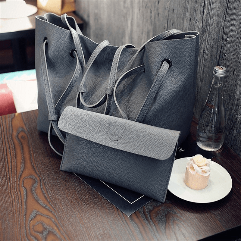 Fashion Women Leather Shoulder Messenger Purse Handbag Crossbody Satchel Tote Bag - MRSLM