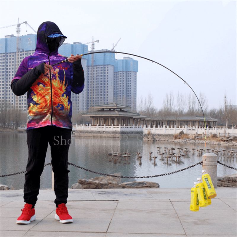 ZANLURE 1.8-3.6M Fishing Rod Telescopic 42Cm Portable Fishing Pole Fishing Tackle - MRSLM