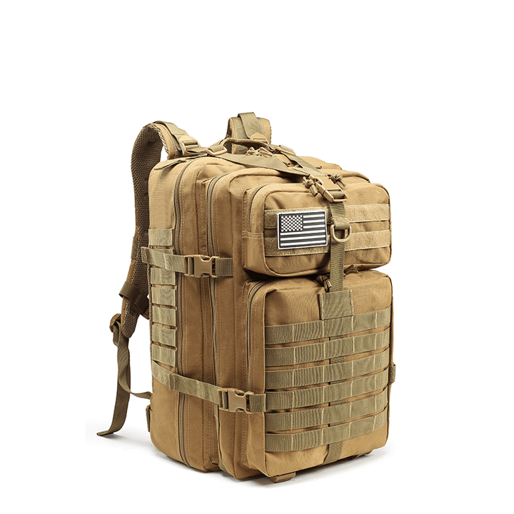 45L Tactical Army Military 3D Molle Assault Rucksack Backpack Outdoor Hiking Camping Traveling Bag - MRSLM