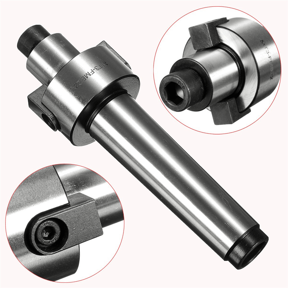 MT3 FMB22 M12 Mill Arbor Morse Taper Tool Holder - MRSLM