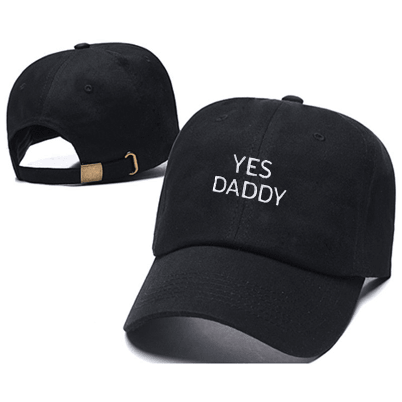 Mens and Womens Hip-Hop Hats Outdoor Caps Yes Daddy Embroidery Caps - MRSLM