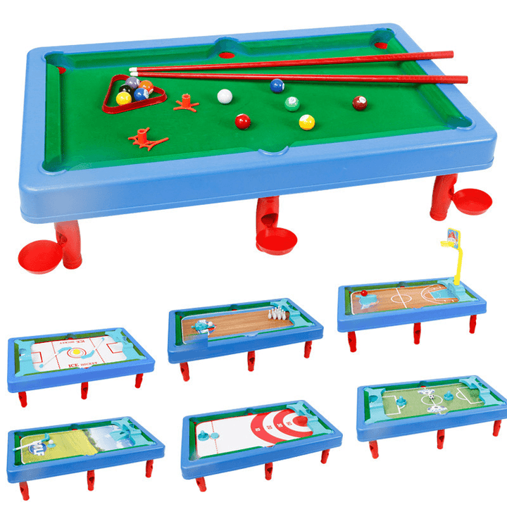 Children'S Sports Indoor Table Game Billiard Table Toys Balls - MRSLM