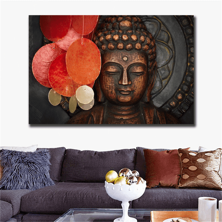 Large Art Prints Home Decor Canvas Painting Wall Art Statue Meditation Paper - MRSLM