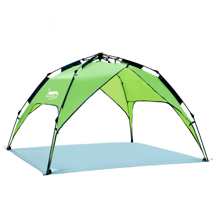 Desert&Fox Automatic Camping Tent 3-4 People Waterproof Windproof Tent Sun Shelter Canopy for Outdoor Camping Travel 3 Use - MRSLM