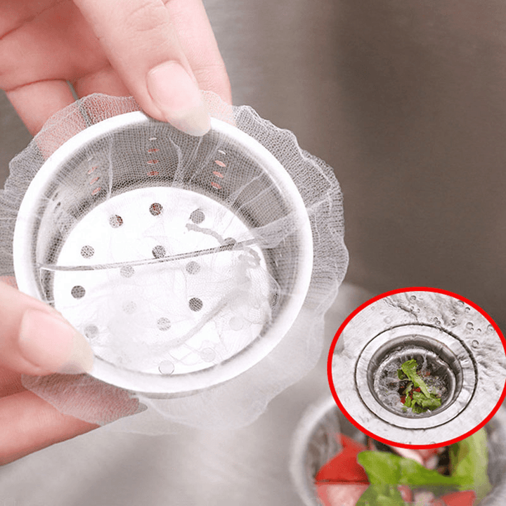 50Pcs Kitchen Sink Filter Kitchen Sink Drainage Filter Sewer Anti-Blocking Missing Net - MRSLM