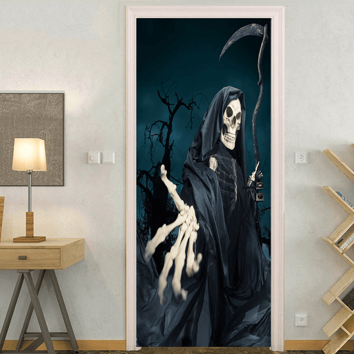 Miico MT003 Halloween Sticker Door Stickers Horror Wall Sticker Removable Stickers - MRSLM