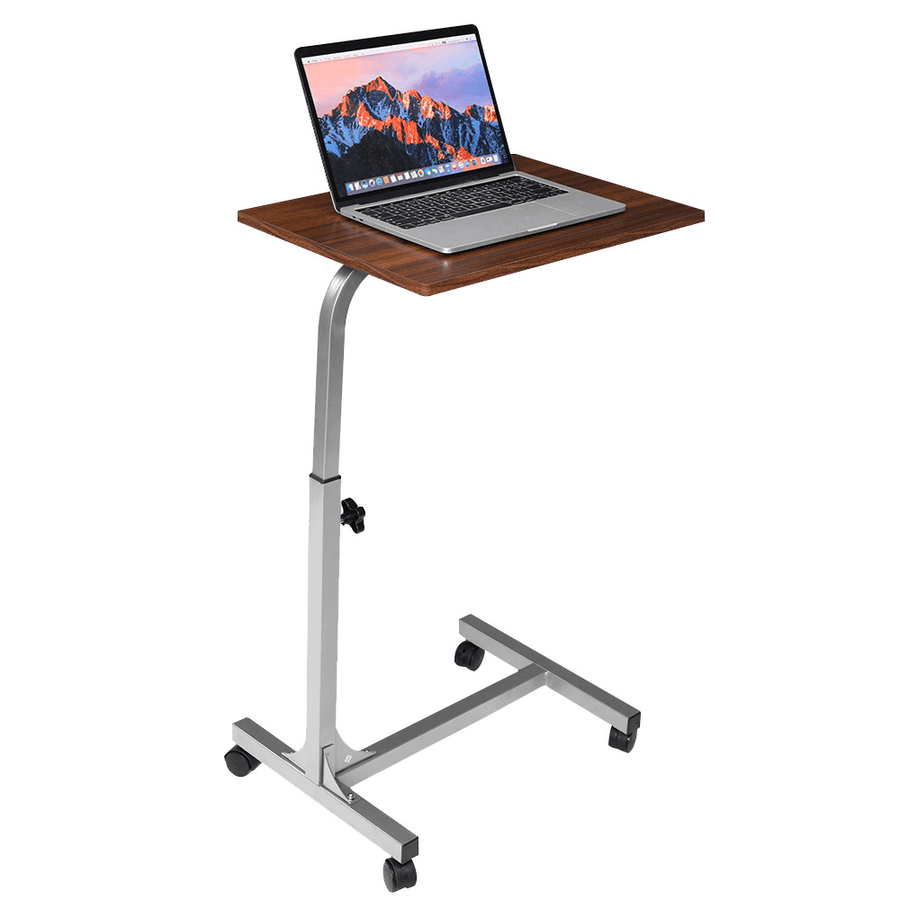 Douxlife® DL-RT02 Laptop Desk Rolling Table Side Table Sofa Bed Table Height Adjustable MDF Steel Frame for Home Office - MRSLM