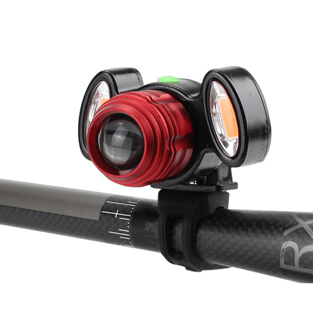 XANES 800LM T6 Bicycle Warning Light Zoomable IPX6 Waterproof Bike Front Light 4 Modes USB Charging - MRSLM