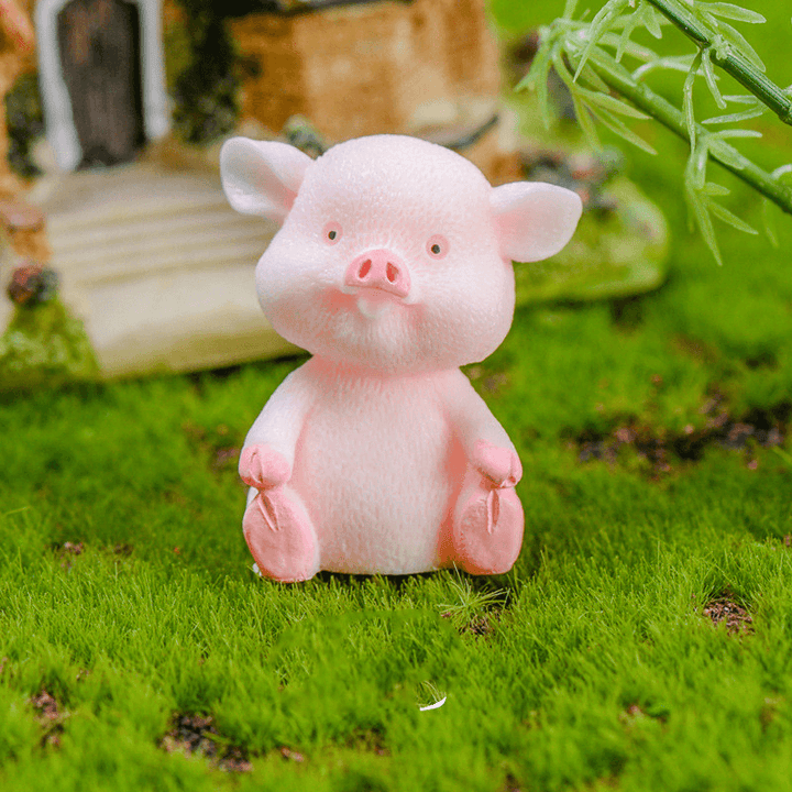 Succulent Cartoon Pendant Pig Year Resin Crafts - MRSLM