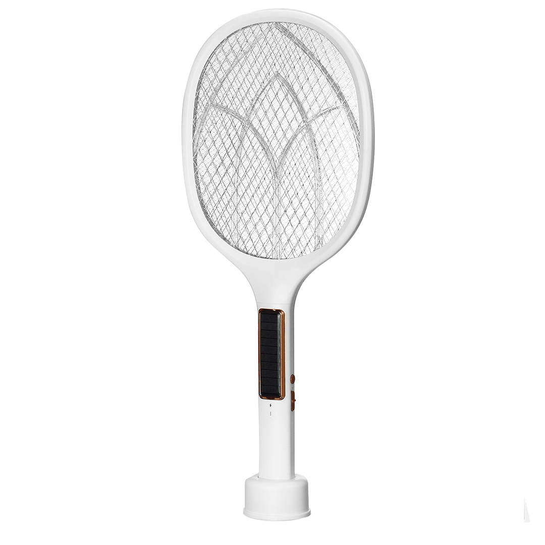 Solar Charging Three-In-One Electric Mosquito Swatter Motor Mosquito Trap + Mosquito Lamp USB Plug - MRSLM