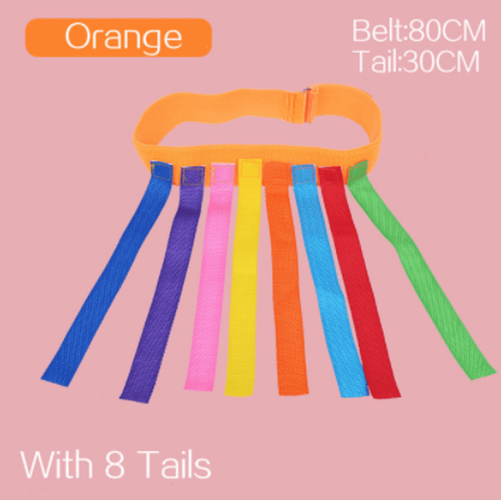 Catch the Tail Vest Pull the Tail Kindergarten Toys Children Sticky Jerseys Sense Integration Training Equipment Outdoor Sports Games - MRSLM