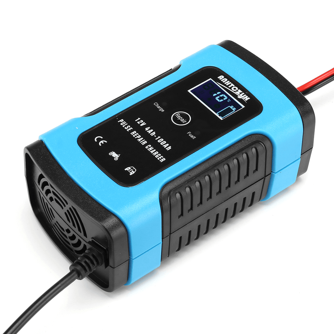 Display 12V Pulse Repair LCD Charger Automatic Smart Battery Charger/Maintainer Pulse Repair Charger - MRSLM