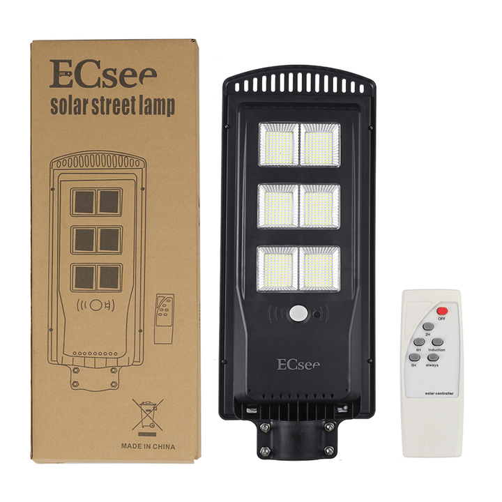 900W 576Leds 6V/18W Solar Street LED Light Waterproof with Remote Controller - MRSLM