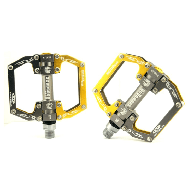 CNC Aluminum Alloy 3 Bearing Mountain Bike Pedal MTB Chromium Molybdenum Steel Pedals  - MRSLM