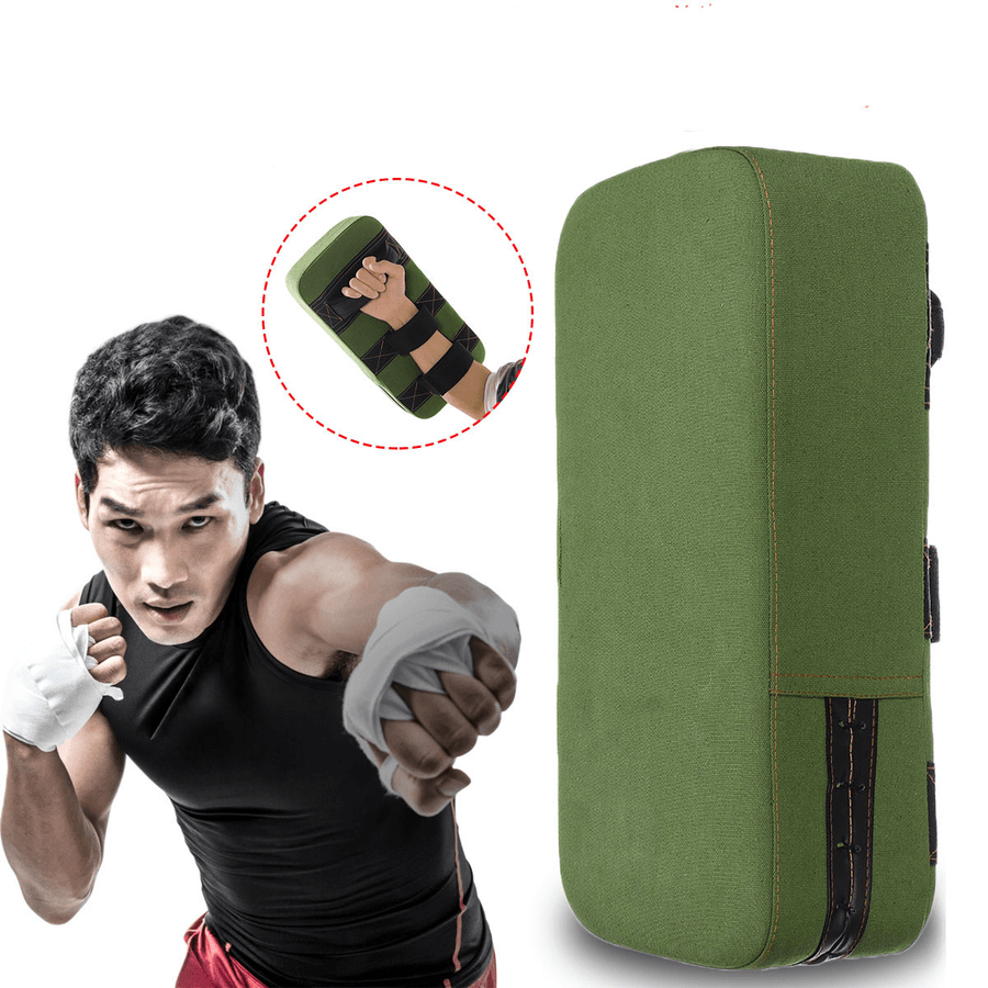 PU Boxing Target Kick Punch Foot Target Bag PU Strike Pad Earthquake-Resistant Karate Muay Thai Sanda Training for Adults Kids Gifts - MRSLM