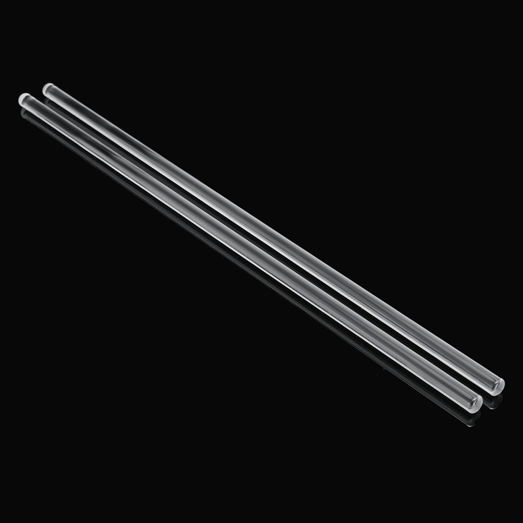 2Pcs 250Mm Glass Stirring Mixing Rod Stirrer Mixer Sticks Rods Laboratory Experiment Glassware - MRSLM