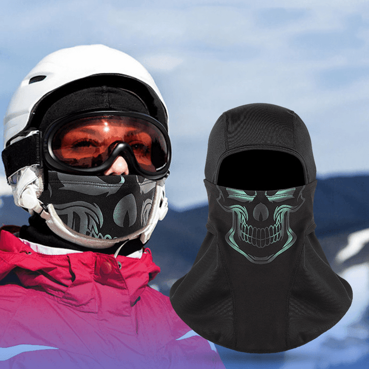 WEST BIKING Winter Cycling Headwear Sport Caps Thermal Fleece Cycling Face Mask for MTB Bike Running Skiing Motocycle Bicycle - MRSLM