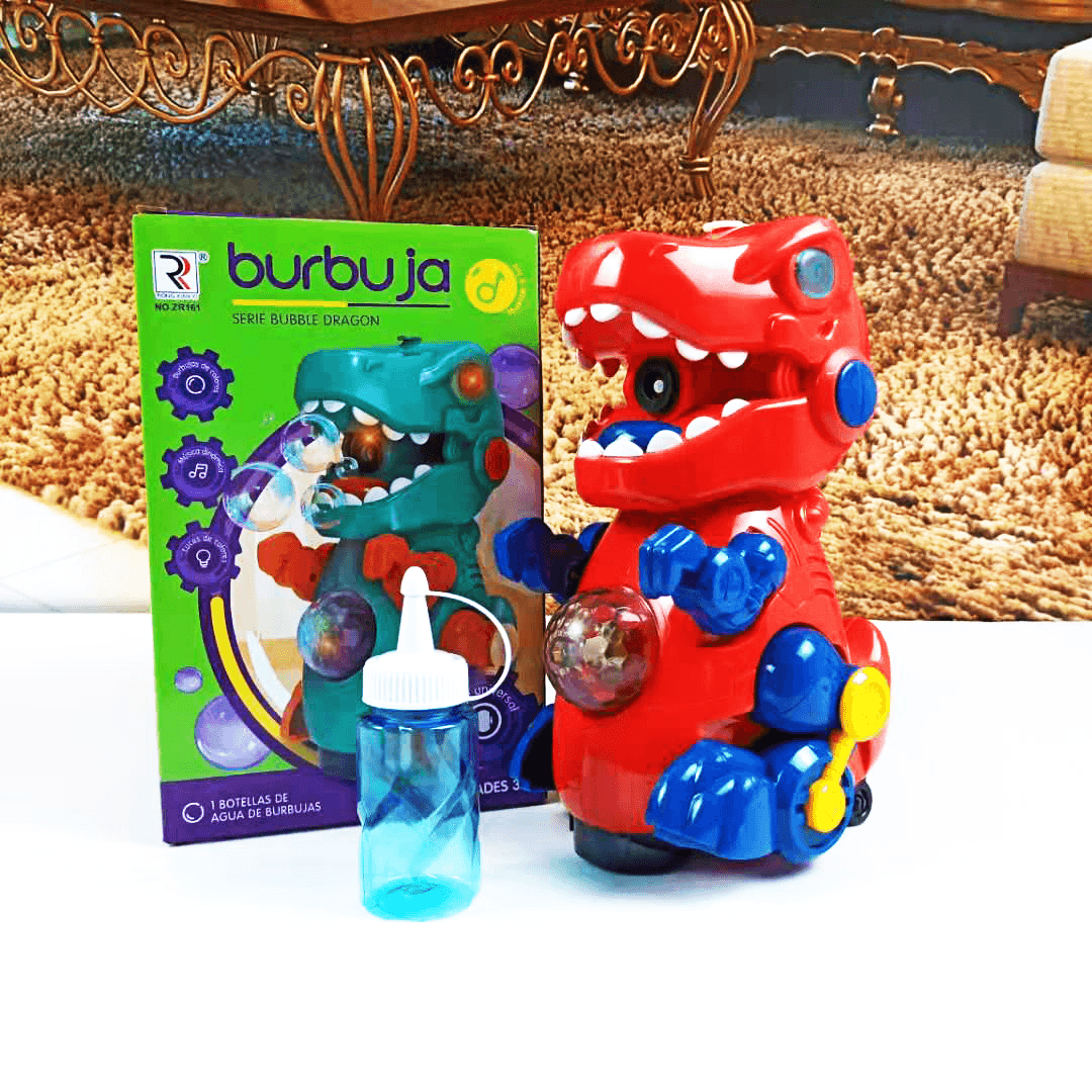 Automatic Bubble Blowing Dinosaur Toy - MRSLM