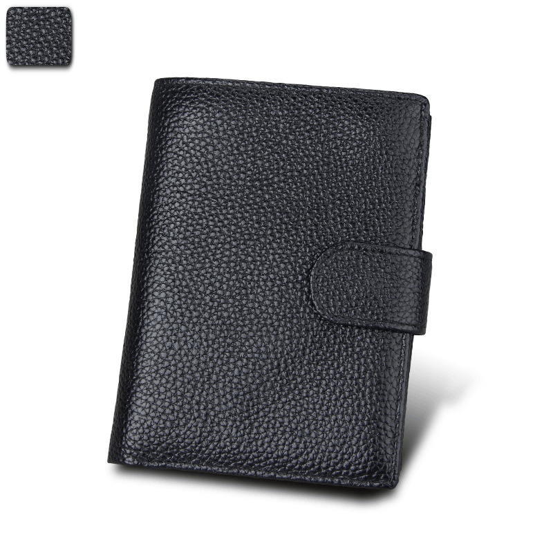 Men Retro RFID Fashion Genuine Leather Multifunctional Wallet - MRSLM