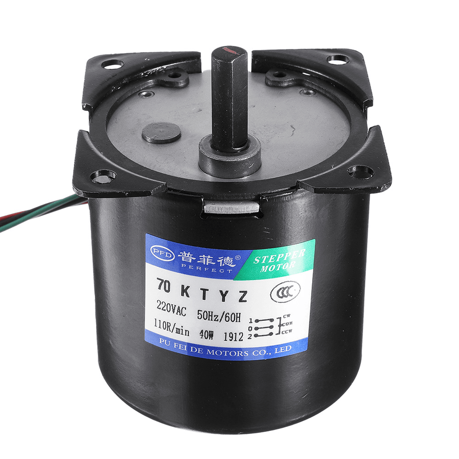 70KTYZ AC 220V 15/30/50/100Rpm Electric Synchronous Motor 40W Permanent Magnet Motor Motor - MRSLM