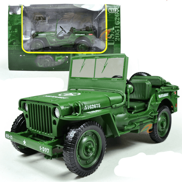 Wwii Willis Tactical off Road Vehicle Military Model - MRSLM