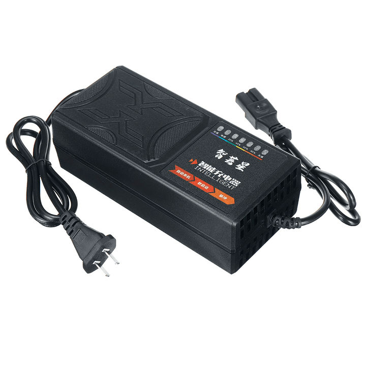 48V 30AH/60V 30AH/72V 30AH 7-Light Electric Vehicle Battery Charger Adapter - MRSLM