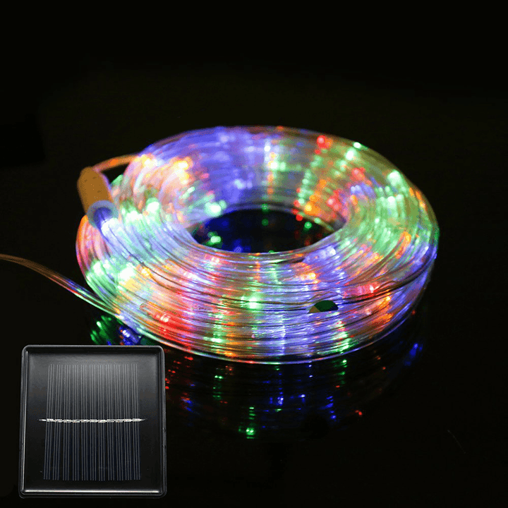 50 Leds Solar Rope Tube Light Led String STRIP Waterproof Outdoor Garden Light - MRSLM