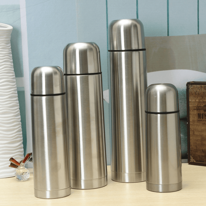 350/500/750/1000Ml Stainless Vacuum Cup Bottle Maintain Warm Travel Home Storage Warm Water Bottle - MRSLM