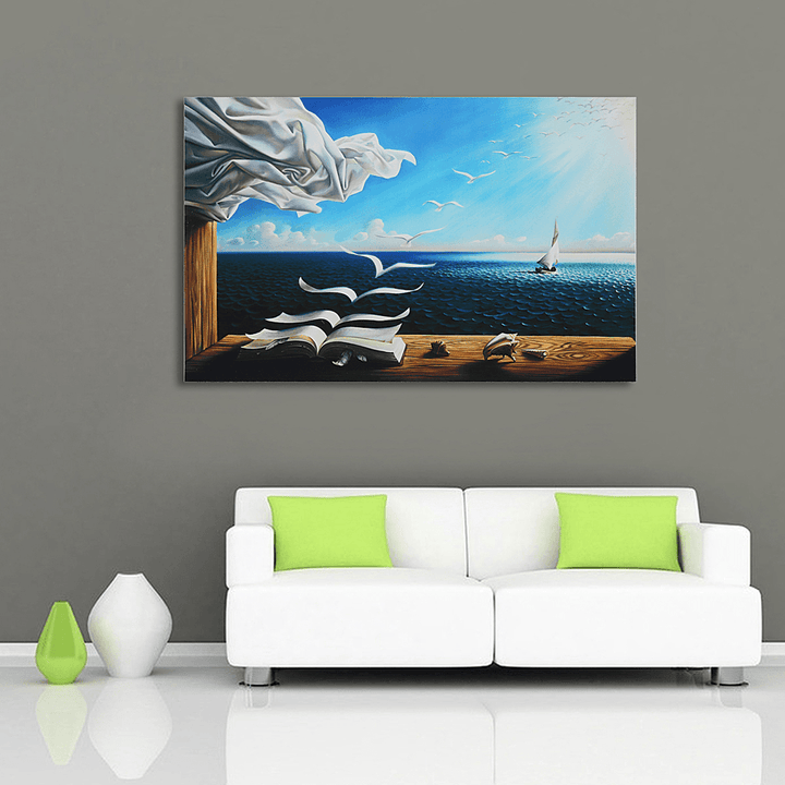 Modern Sea Canvas Print Painting Poster Wall Mount Art Unframed Picture Home Decorations - MRSLM