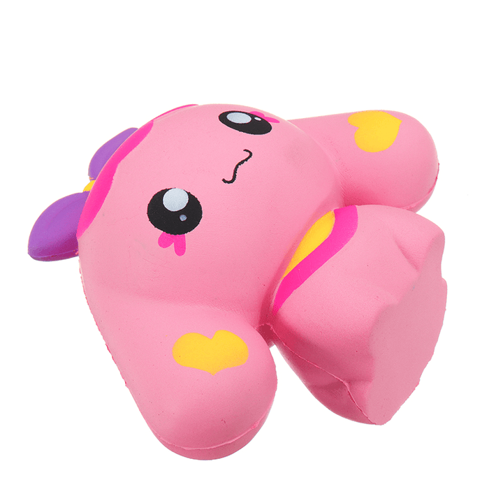 Butterfly Dog Squishy 15*13CM Slow Rising with Packaging Collection Gift Soft Toy - MRSLM