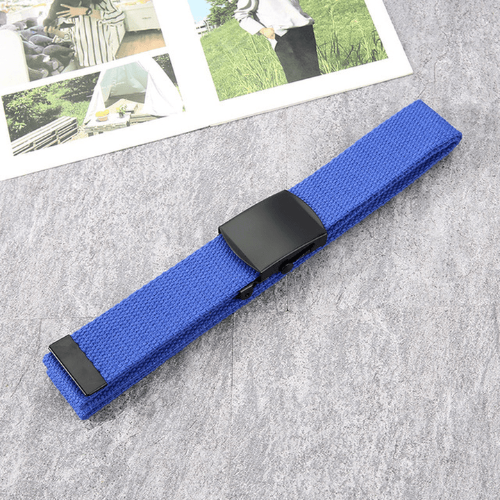 3.2 Ball Buckle Belt Braided Chemical Fiber Casual Belt - MRSLM