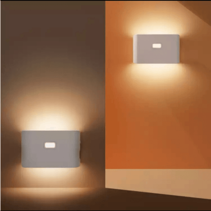 Hualai Xiaofang LED Smart Linkage Motion Sensor Night Light Rechargeable Wireless Energy-Saving LED Body Induction Lamp for Bedroom Bath Home Decor - MRSLM