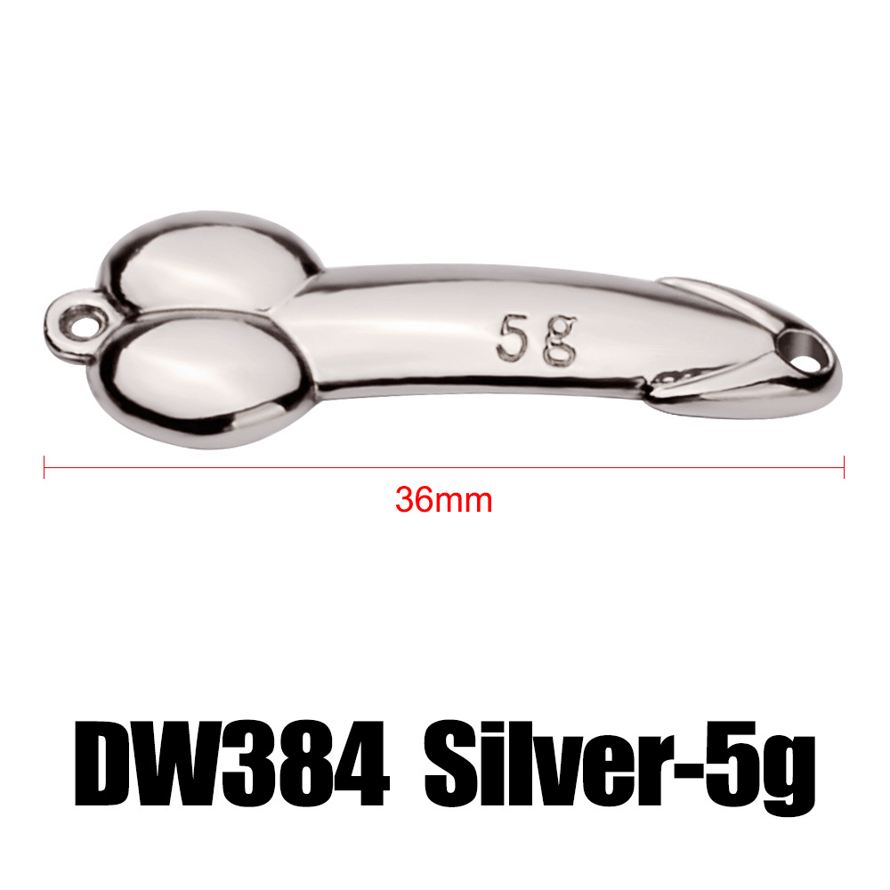 Zanlure DW384 1Pc 5G 15G 35G 50G Metal DD Spinner Spoon Lure Fishing Lure Freshwater Sea Fishing - MRSLM