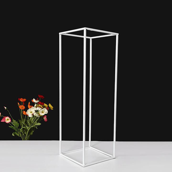 Flower Rack Wedding Metal Art Geometric Column Vase Stand Prop Party Detachable - MRSLM